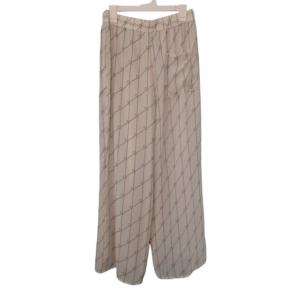 Calvin Klein Jeans Printed White Casual Trousers size medium - Picture 6 of 6